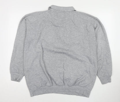 Ashes Mens Grey Polyester Pullover Sweatshirt Size XL