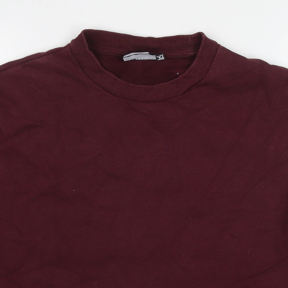 Womens UK Size M ASOS Red Pullover Sweatshirt
