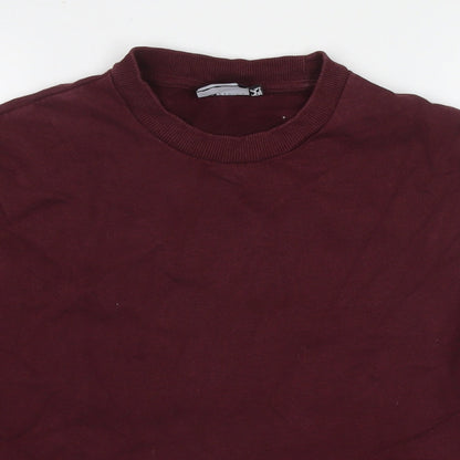 Womens UK Size M ASOS Red Pullover Sweatshirt