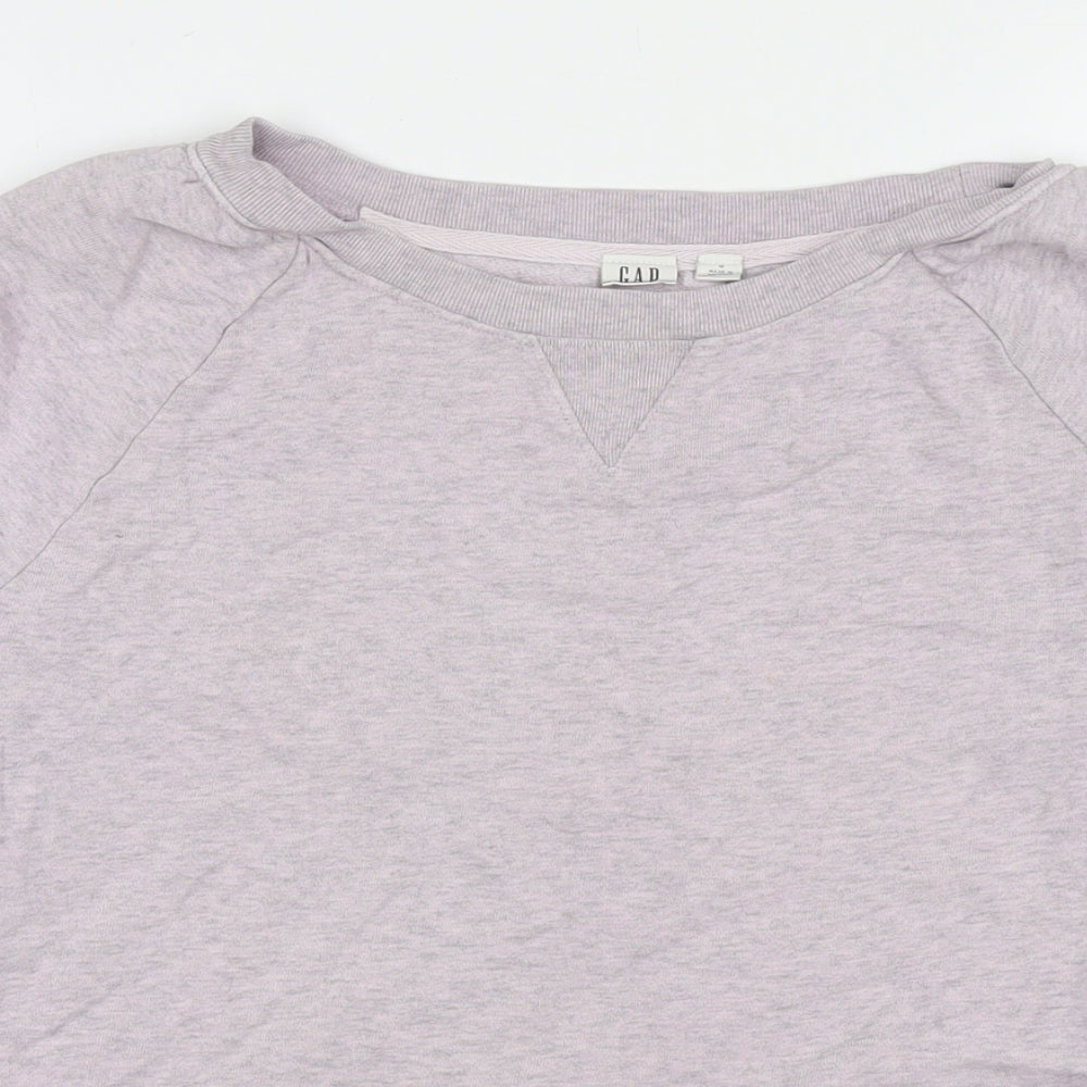 Gap Womens Purple Cotton Pullover Sweatshirt Size M Pullover