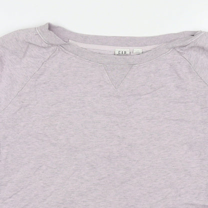 Gap Womens Purple Cotton Pullover Sweatshirt Size M Pullover