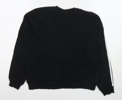 Womens UK Size 8 ASOS Black Pullover Sweatshirt