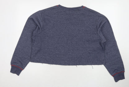 Womens UK Size 12 Friends Blue Pullover Sweatshirt