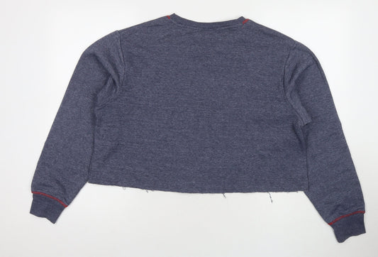Womens UK Size 12 Friends Blue Pullover Sweatshirt