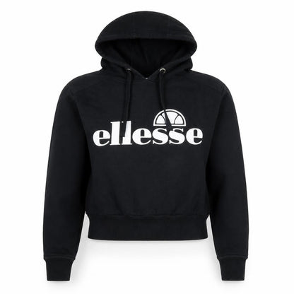 Ellesse Womens Black Cotton Pullover Hoodie Size M Pullover