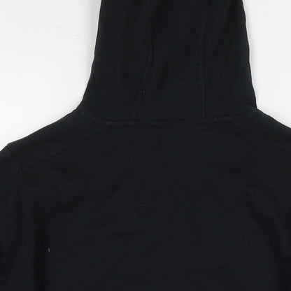 ellesse Womens Black Cotton Pullover Hoodie Size M Pullover