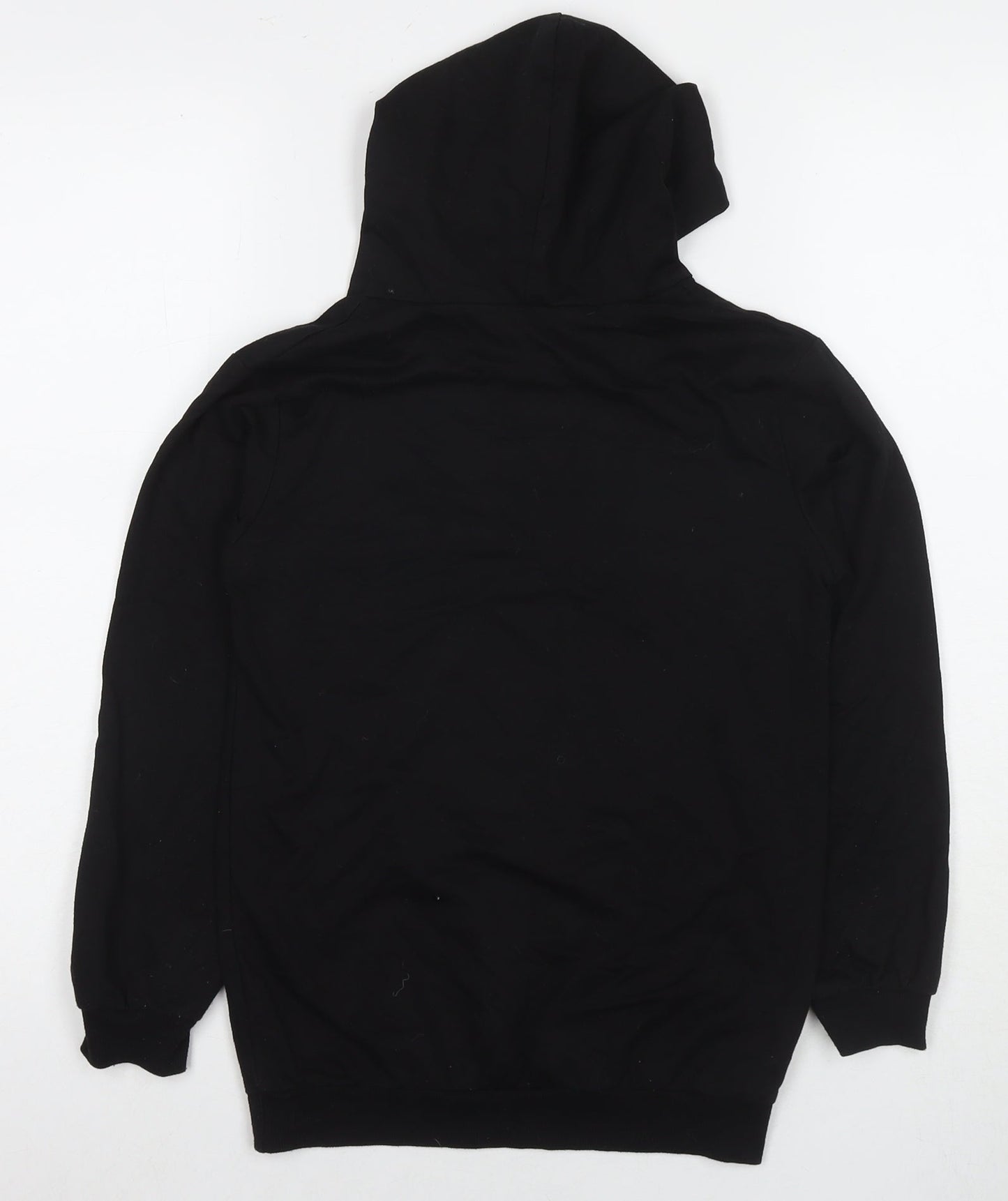 Dgfstm Boys Black Cotton Pullover Hoodie Size 13-14 Years Pullover - Flame