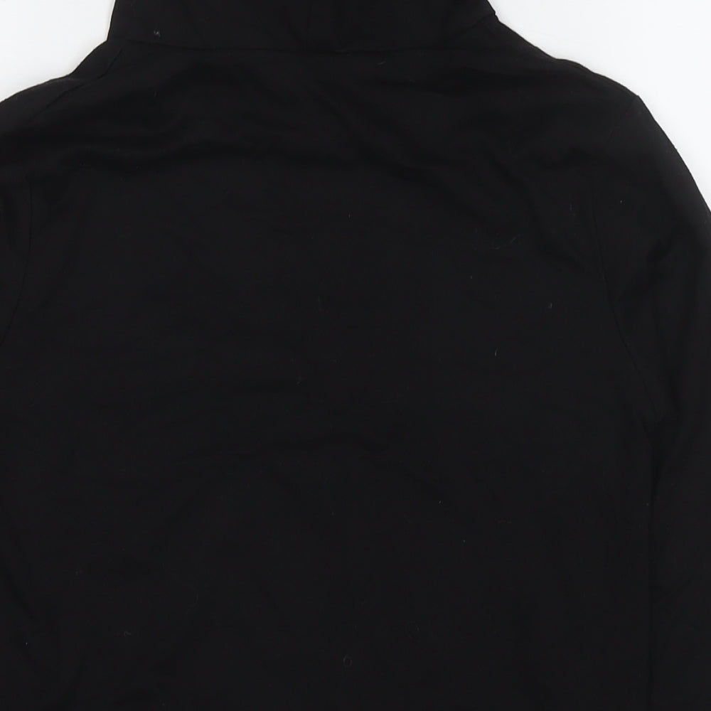 Dgfstm Boys Black Cotton Pullover Hoodie Size 13-14 Years Pullover - Flame