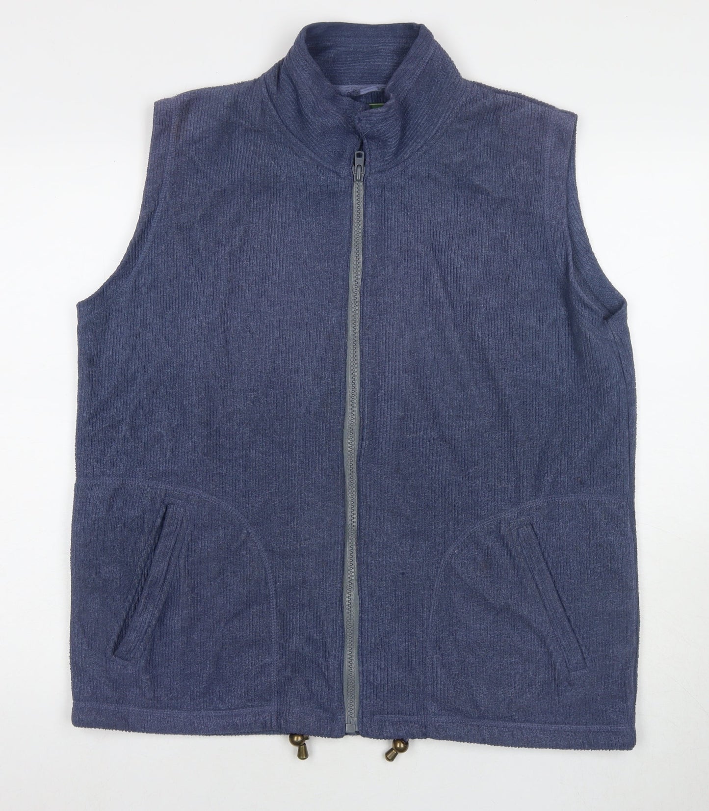 Womens UK Size 14 Equorian Blue Gilet