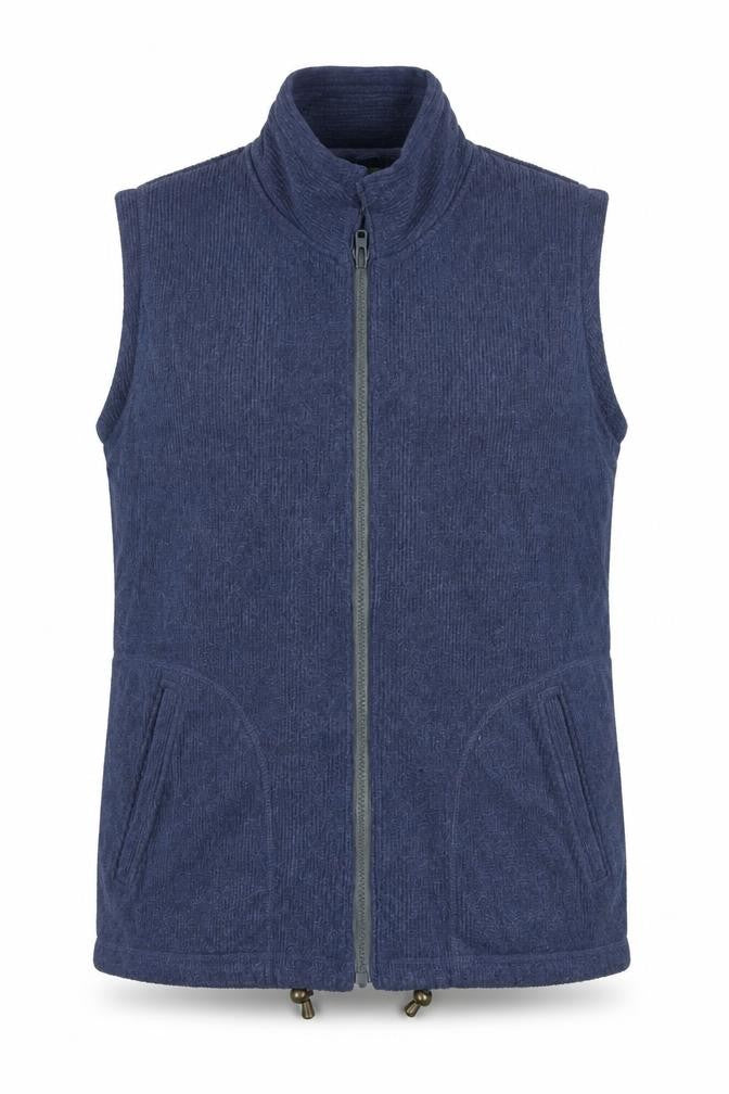 Womens UK Size 14 Equorian Blue Gilet