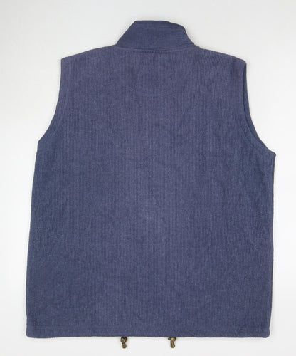 Womens UK Size 14 Equorian Blue Gilet