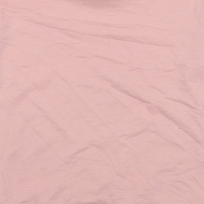 DECATHLON Girls Pink Cotton Pullover Sweatshirt Size 12-13 Years Pullover