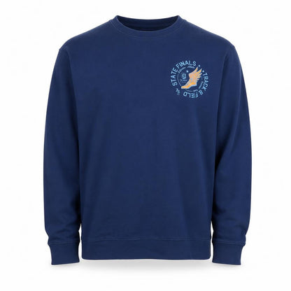Bad Rhino Mens Blue Cotton Pullover Sweatshirt Size LT