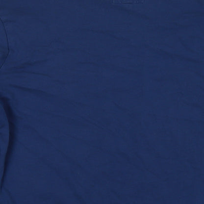 Bad Rhino Mens Blue Cotton Pullover Sweatshirt Size LT