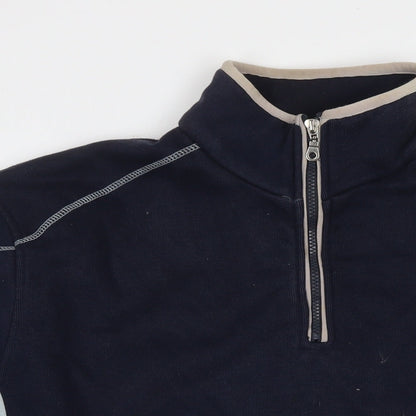 Mens UK Size L Le Shark Blue Pullover Sweatshirt