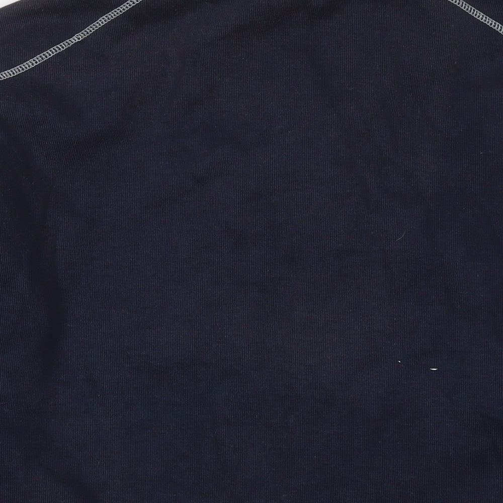 Mens UK Size L Le Shark Blue Pullover Sweatshirt