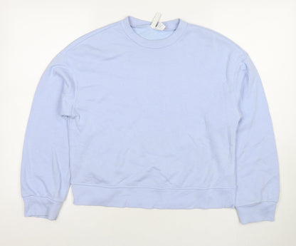 Womens UK Size XS Divided by H&M Blue Pullover Sweatshirt