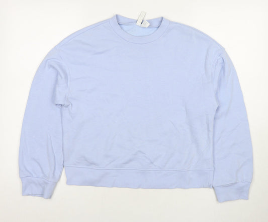 Womens UK Size XS Divided by H&M Blue Pullover Sweatshirt