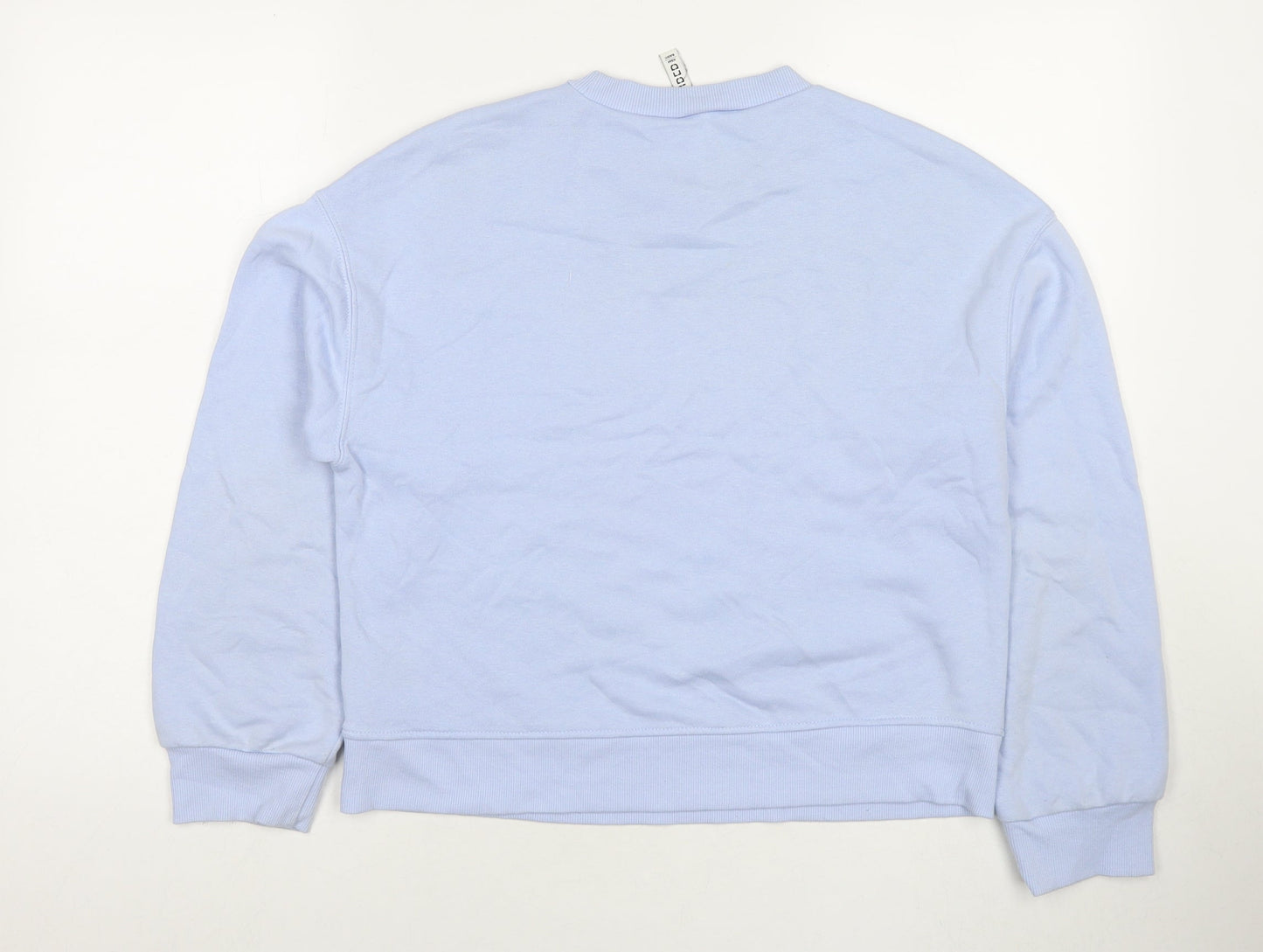 Womens UK Size XS Divided by H&M Blue Pullover Sweatshirt