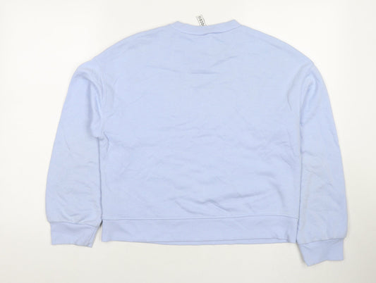 Womens UK Size XS Divided by H&M Blue Pullover Sweatshirt