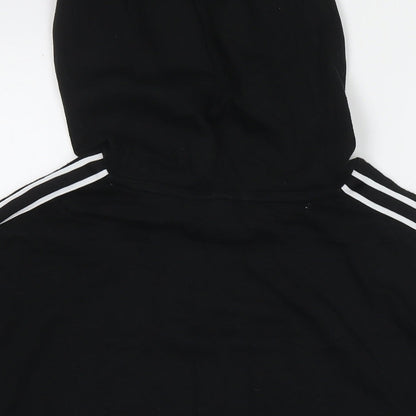 PINK Womens Black Cotton Pullover Sweatshirt Size L Pullover - Logo