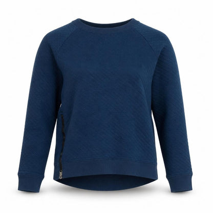 Kipling Womens Blue Polyester Pullover Sweatshirt Size S Pullover