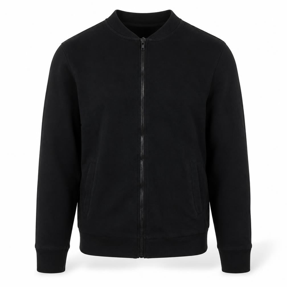 Mens UK Size S Topman Black Full Zip Sweatshirt