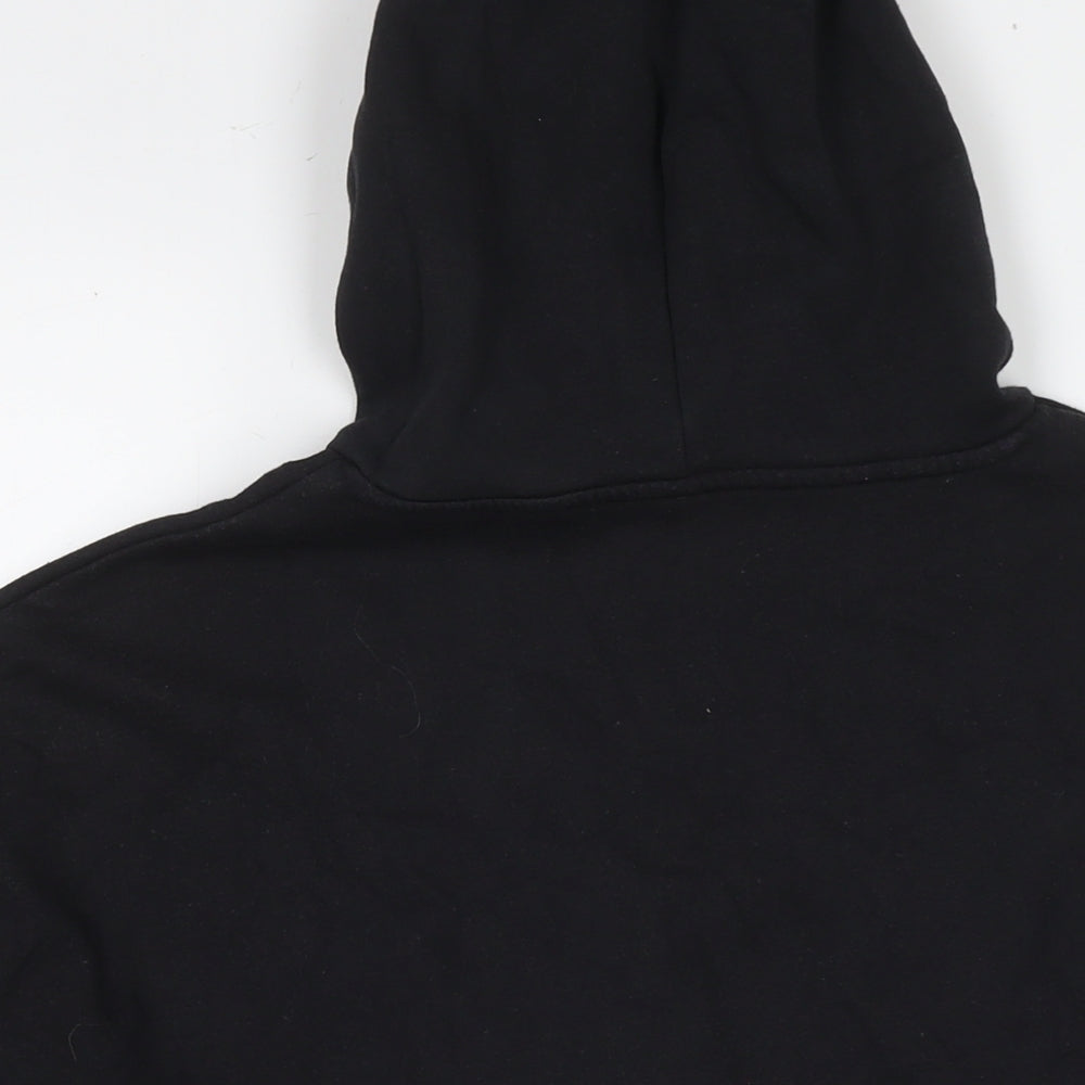 Divided by H&M Womens Black Cotton Pullover Hoodie Size M Pullover - San Francisco California Cropped