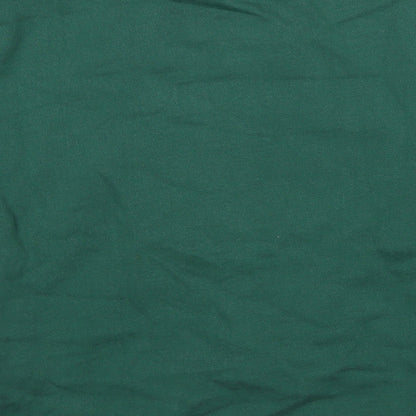 Slazenger Womens Green Cotton Pullover Sweatshirt Size 8 Pullover - Logo