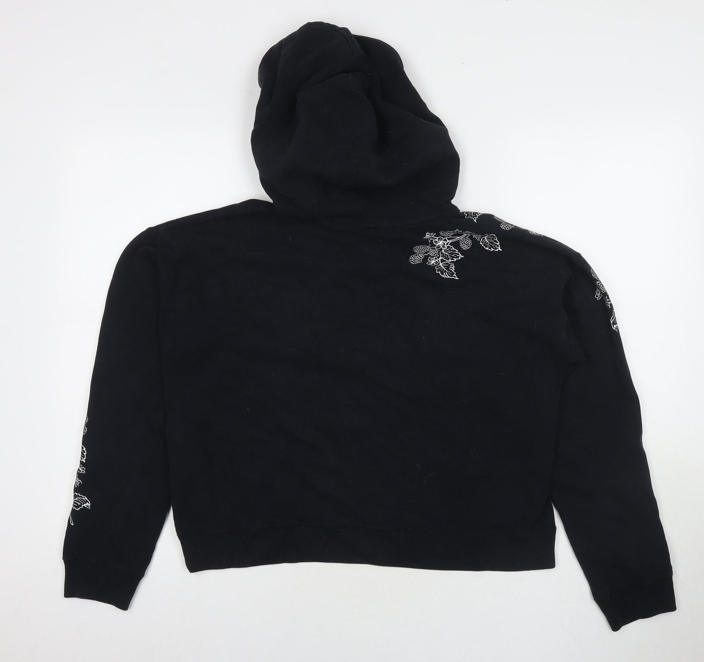 Womens UK Size 12 Jack Wills Black Pullover Hoodie