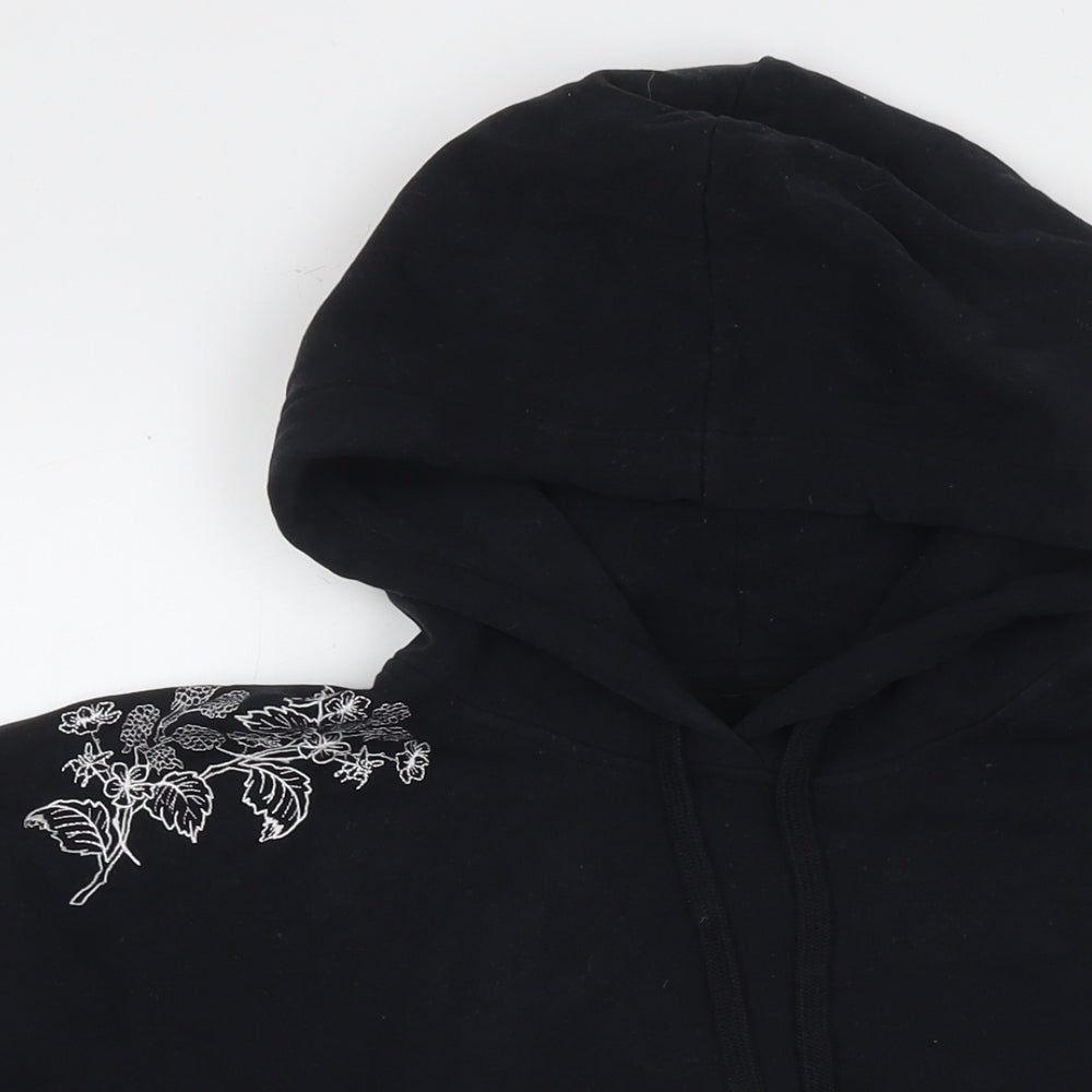 Womens UK Size 12 Jack Wills Black Pullover Hoodie