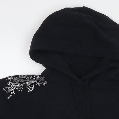 Womens UK Size 12 Jack Wills Black Pullover Hoodie
