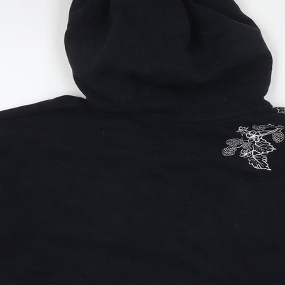 Womens UK Size 12 Jack Wills Black Pullover Hoodie