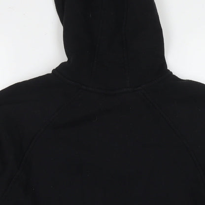 LA Gear Womens Black Cotton Full Zip Hoodie Size 14 Zip