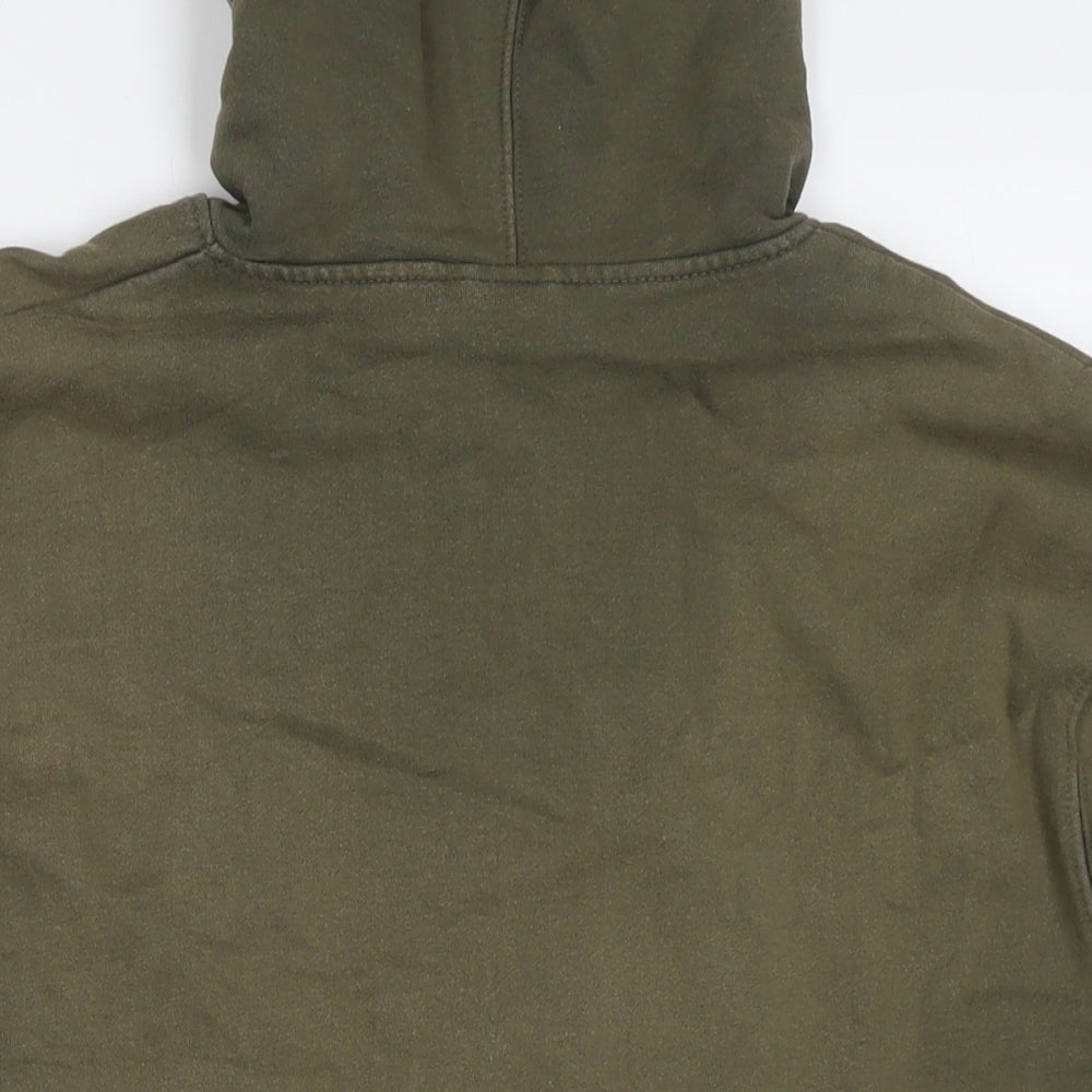 Baleno Mens Green Cotton Pullover Hoodie Size XL - Logo