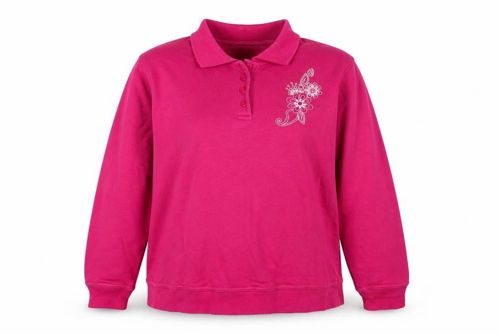 Womens UK Size 14 EWM Pink Pullover Sweatshirt