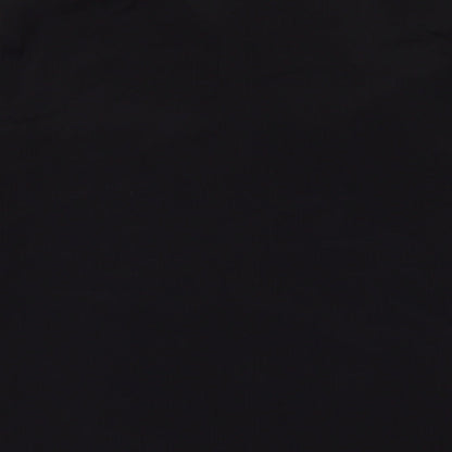 Bonmarché Womens Black Polyester Basic Button-Up Size 22 Collared