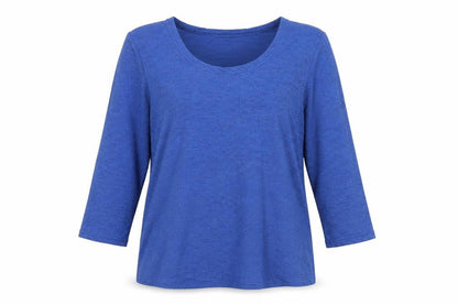 Womens UK Size L Stock Shop Blue Basic Blouse