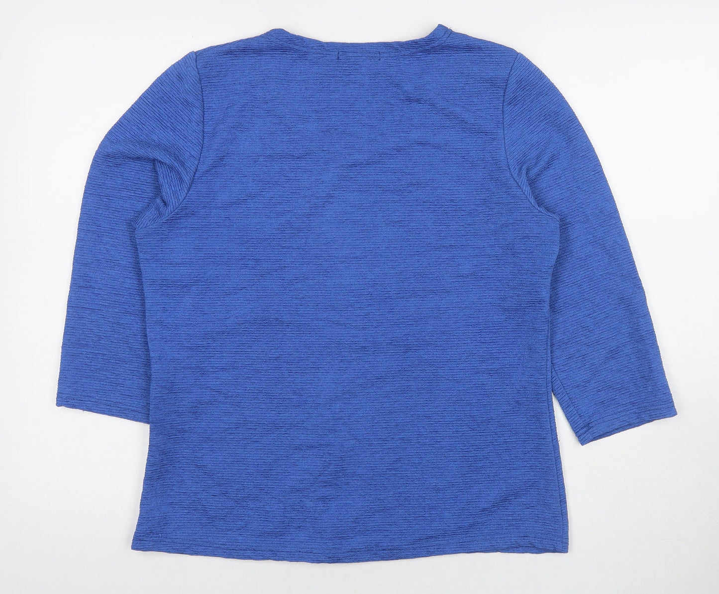 Womens UK Size L Stock Shop Blue Basic Blouse