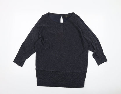 Womens UK Size 8 NEXT Blue Pullover Jumper