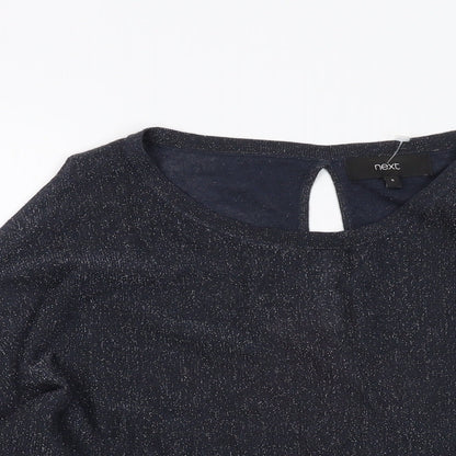 Womens UK Size 8 NEXT Blue Pullover Jumper