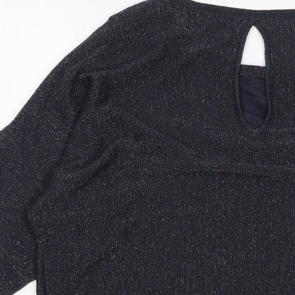 Womens UK Size 8 NEXT Blue Pullover Jumper