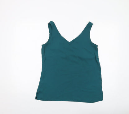 Womens UK Size 8 Wallis Green Basic Tank