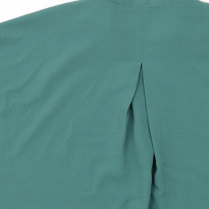 John Lewis Womens Green Polyester Basic Blouse Size 14 V-Neck