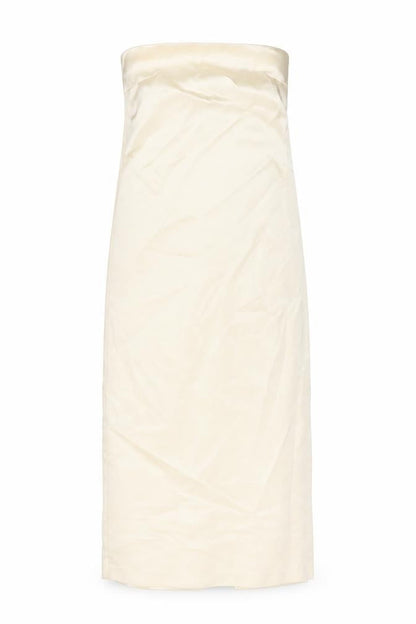 Zara Womens Beige Polyester A-Line Size XS Square Neck Zip