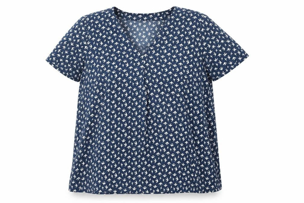 Womens UK Size 18 H&M Blue Basic Blouse