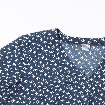 Womens UK Size 18 H&M Blue Basic Blouse