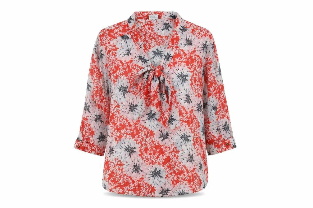 Womens UK Size 14 Dorothy Perkins Red Basic Blouse