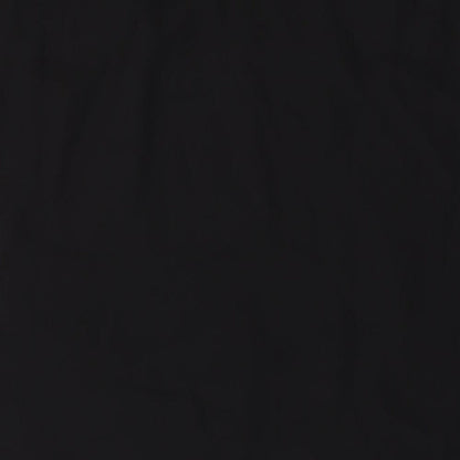 Marks and Spencer Womens Black Polyester Tank Dress Size 12 Round Neck Pullover