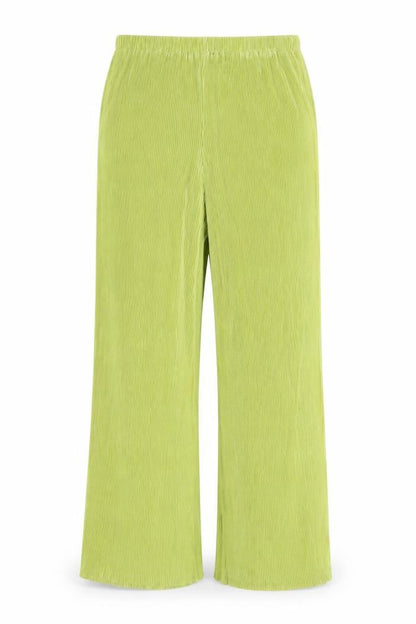 Ei8th Hour Womens Green Polyester Trousers Size 8 L29 in Regular